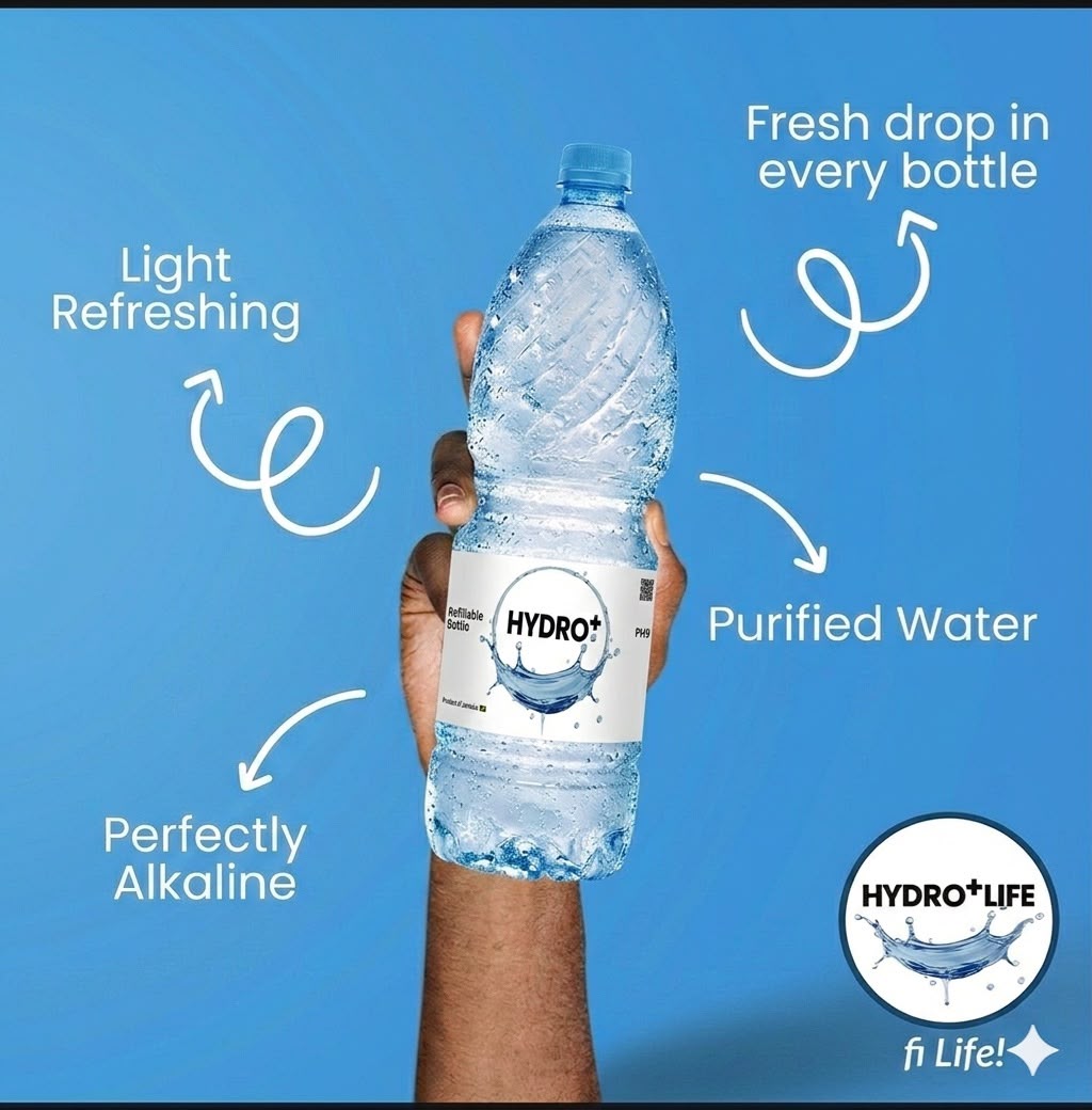 Hydro+Life bottle — light, refreshing, perfectly alkaline